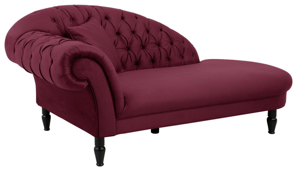 Damski Ležaj Cupido - crvena/crna, Design, tekstil/drvo (216/91/103cm) - Mömax