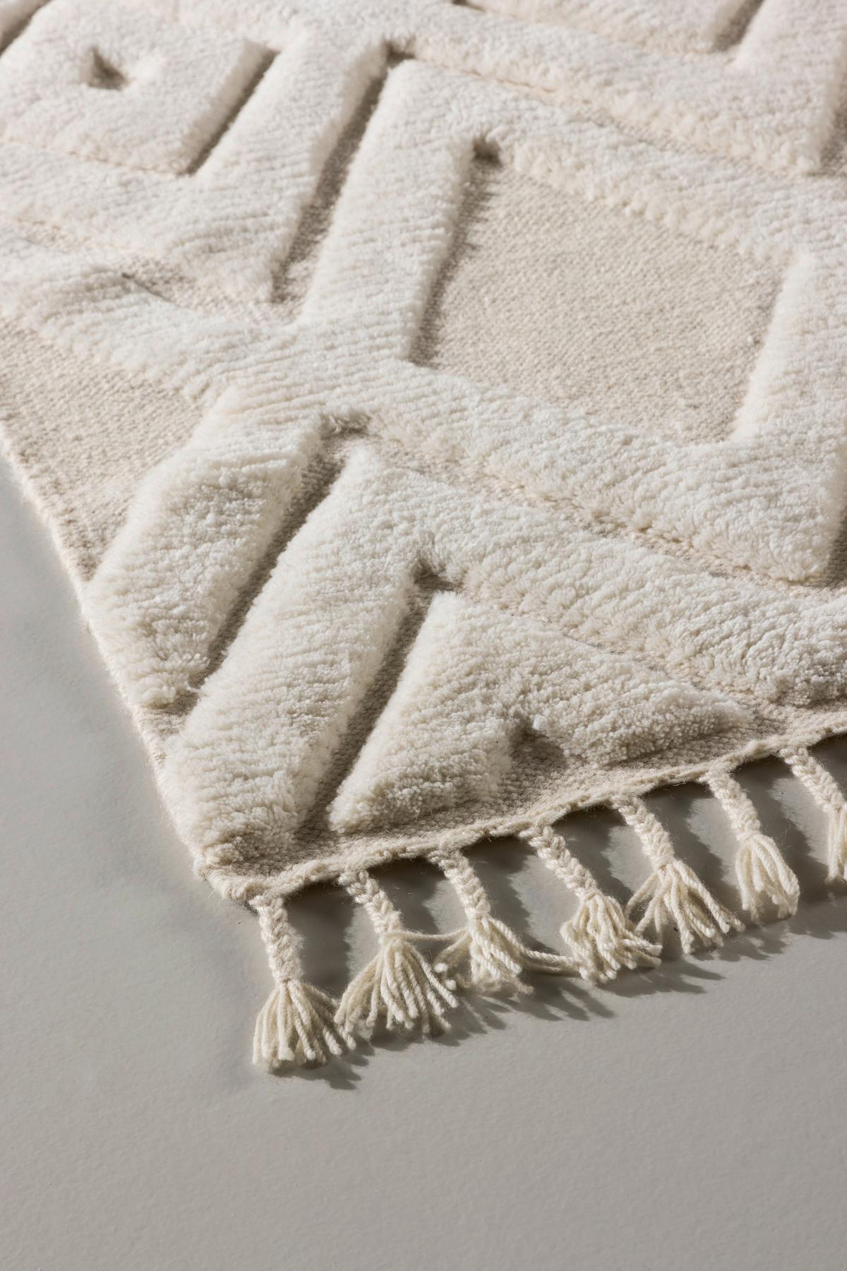 FLACHWEBETEPPICH DAHLIA - Weiß, LIFESTYLE, Textil (160/230cm) - P & B