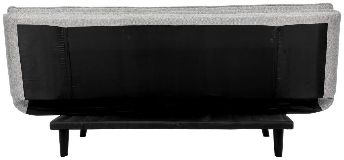 Schlafsofa Sun Grau - Schwarz/Grau, MODERN, Holz/Textil (190/83/93cm) - Mömax