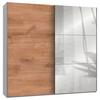Ormar S Kliznim Vratima Level 36 A - bijela/boje hrasta, Moderno, drvni materijal/metal (250/236/65cm) - Modern Living