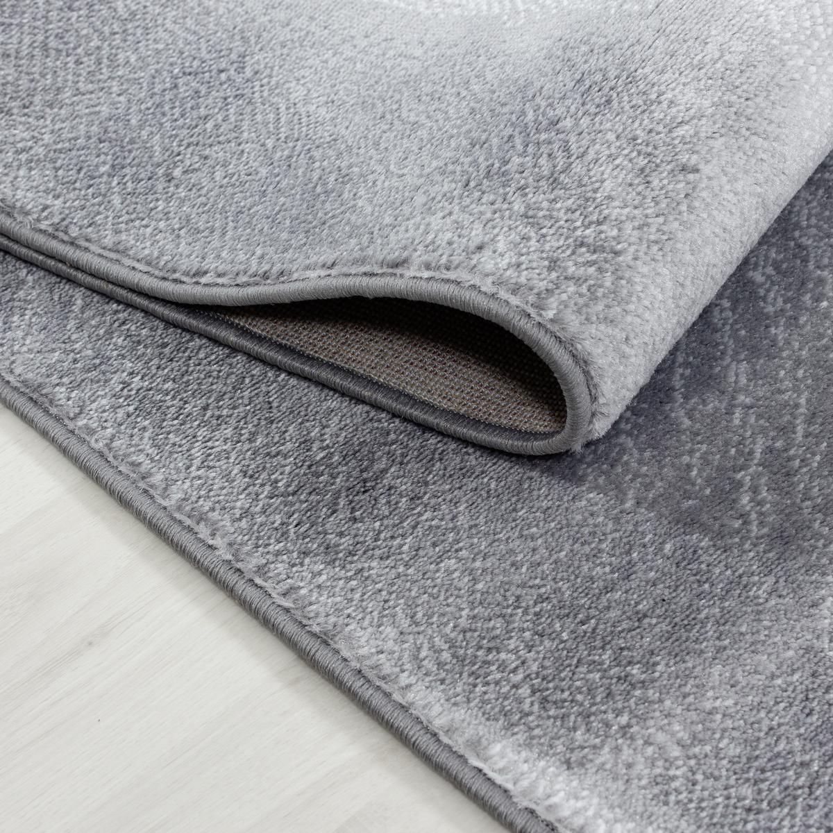Webteppich Parma Schwarz ca. 200x290cm - Schwarz, KONVENTIONELL, Textil (200/290cm) - Novel