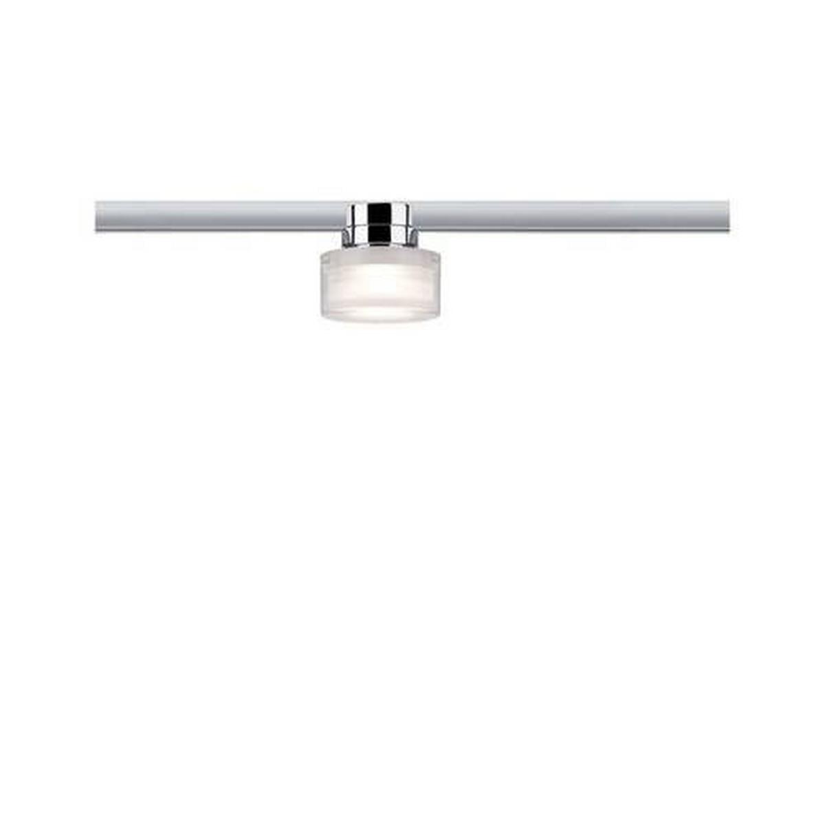 Schienensystem-Strahler Topa in Klar/Chromfarben max. 4,9 W - Klar/Chromfarben, Basics, Kunststoff/Metall (8/7,3cm) - Paulmann