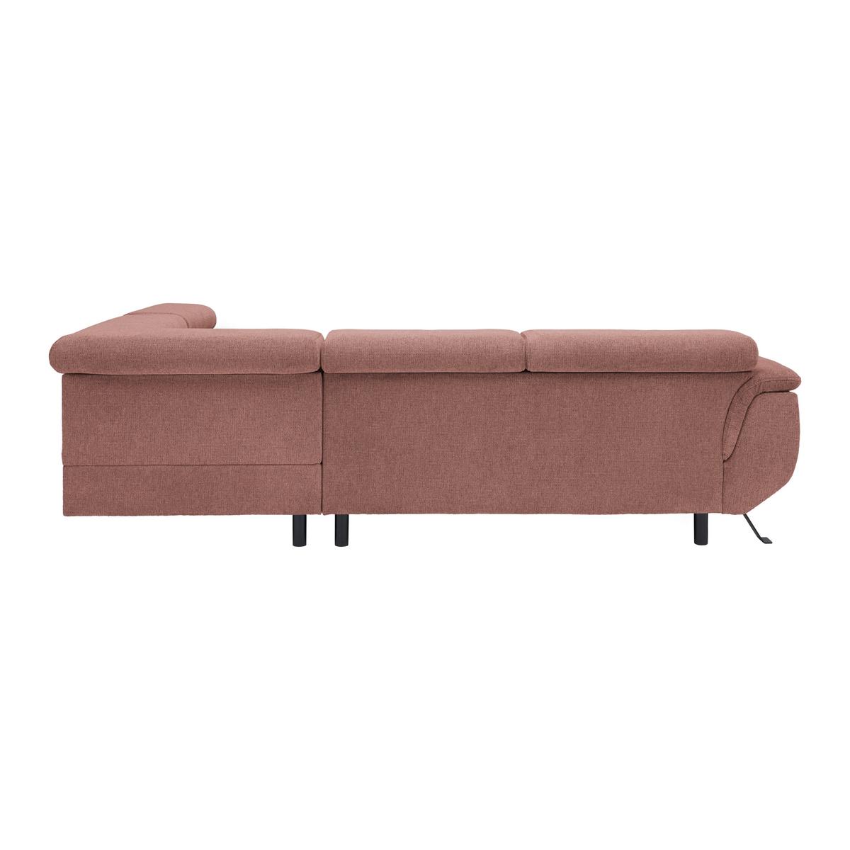 Kutna Garnitura Raven - boje koralja/crna, Moderno, tekstil/metal (257/76-92/96cm) - Modern Living