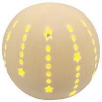 Dekokugel Jessie Weiß - Weiss, Konventionell, Keramik (8,5cm) - Mömax