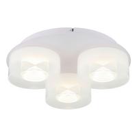 LAMPA SUFITOWA LISSI - biały/opal, Design, tworzywo sztuczne/metal (38/11,5cm) - Collett's Monde