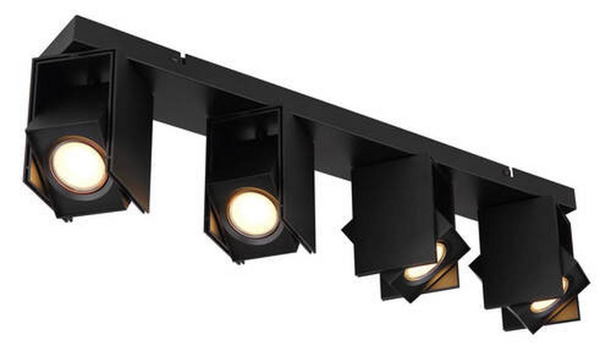 Strahler Rory in Schwarz max. 5 Watt - Schwarz, Design, Metall (61,2/8,4/15,7cm) - Globo