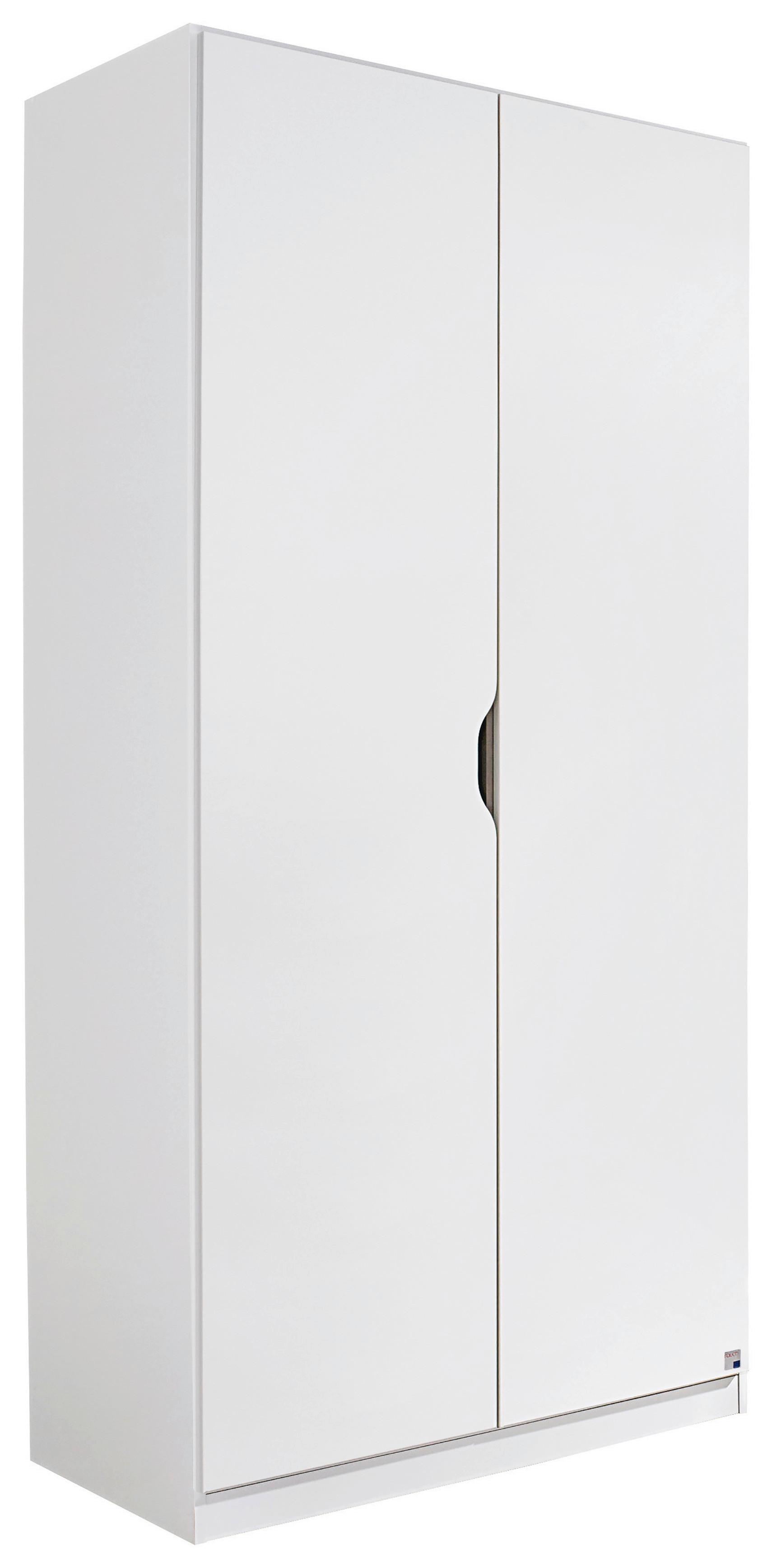 Omara Za Oblačila Arnstein, Bela - bela, Konvencionalno, leseni material (91/197/54cm) - home24