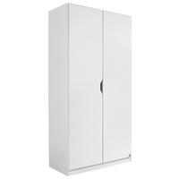 Omara Za Oblačila Arnstein, Bela - bela, Konvencionalno, leseni material (91/197/54cm) - home24