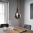 Pendelleuchte Luciana - Messingfarben/Grau, MODERN, Glas (13.5/129.5cm) - Modern Living Pendelleuchte Luciana - Messingfarben/Grau, MODERN, Glas (13.5/129.5cm) - Modern Living