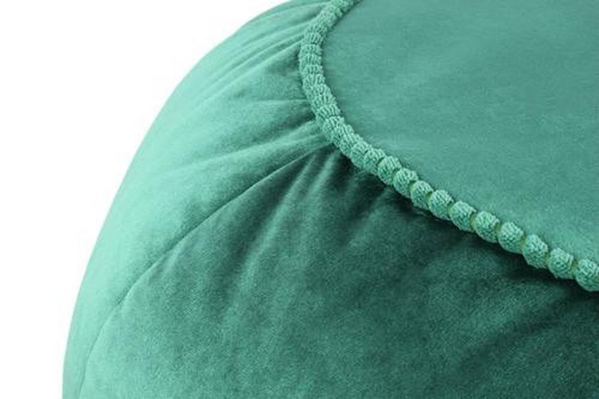POUF Pouf Taj Mahal DxH:: 65x35 cm - Grün, MODERN, Textil (65/35/65cm) - Kayoom