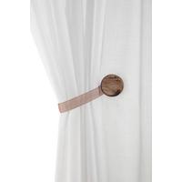 Clips pentru decorațiuni Perlmutt - alb/gri, textil (4cm) - Modern Living