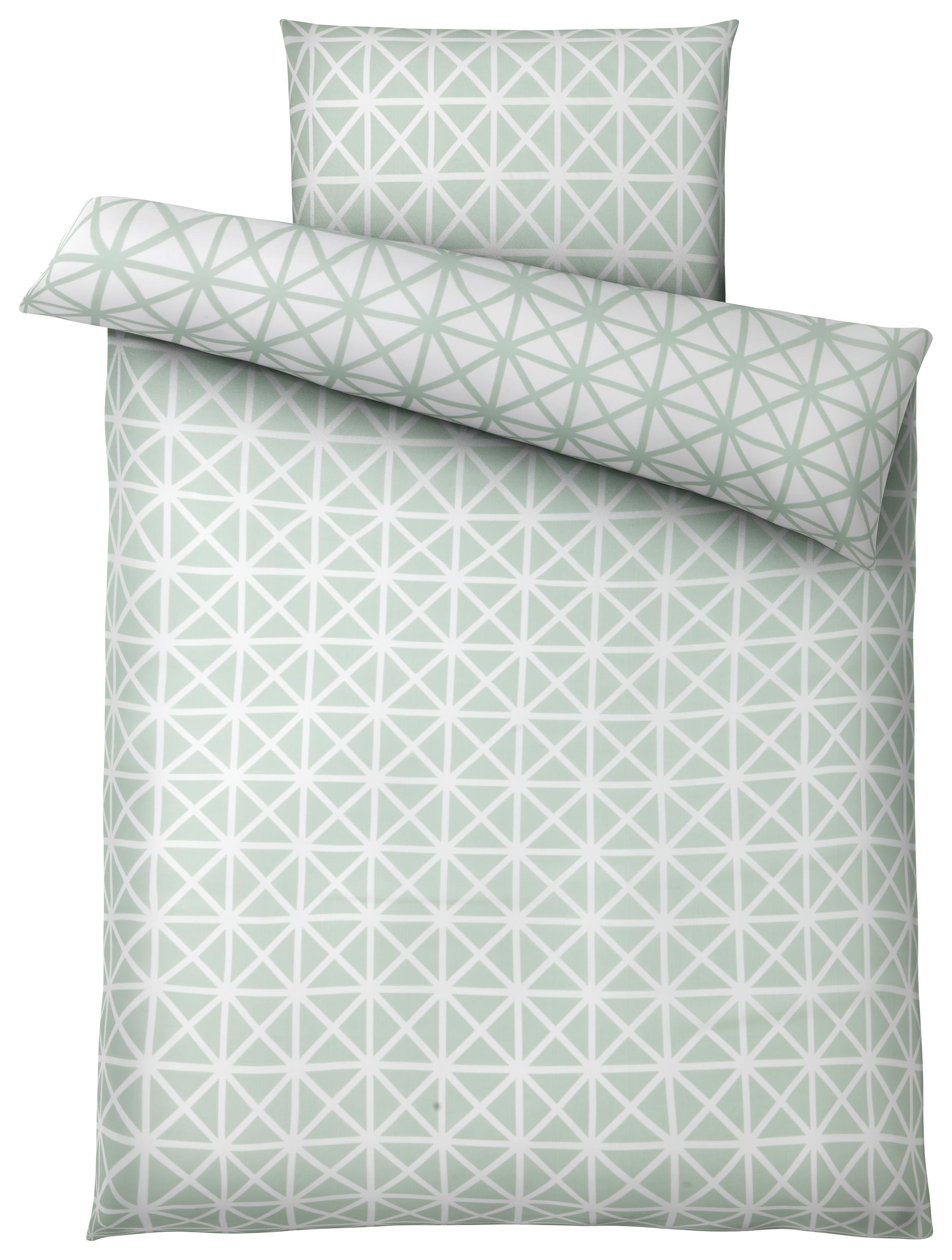 Bettwäsche Sven in Hellgrün ca.135x200cm - Hellgrün, MODERN, Textil - Mömax modern living