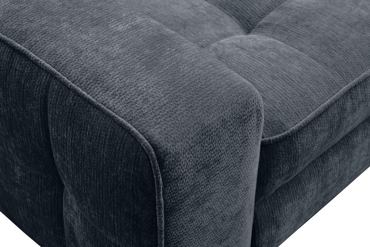 Kutna Garnitura Talia - crna/antracit, Basics, tekstil/metal (203/70-90/251cm) - Modern Living