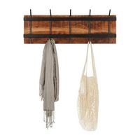 Garderobenleiste Yukon aus Mangoholz - Lifestyle, Holz/Metall (70/26/11cm) - Mömax