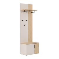 Garderobni Panel Cannes - kašmir/boja hrasta, Moderno, pločasti materijal (60/195/31,6cm) - Modern Living