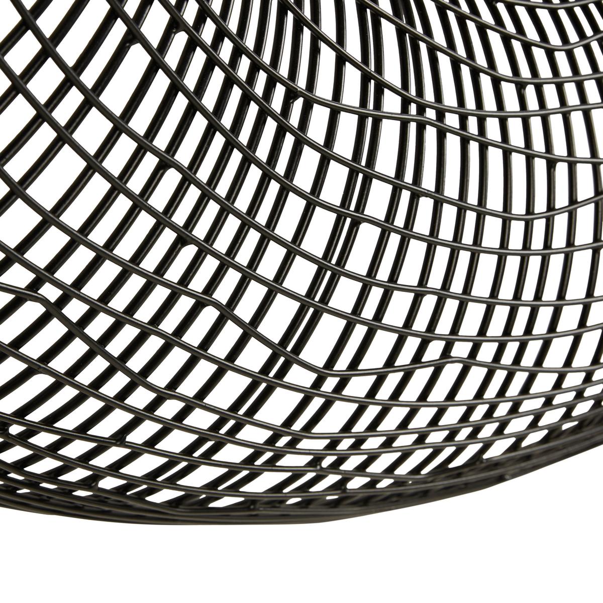 Wandspiegel Amon in Schwarz - Schwarz, MODERN, Glas/Holzwerkstoff (79/79/6cm) - Premium Living