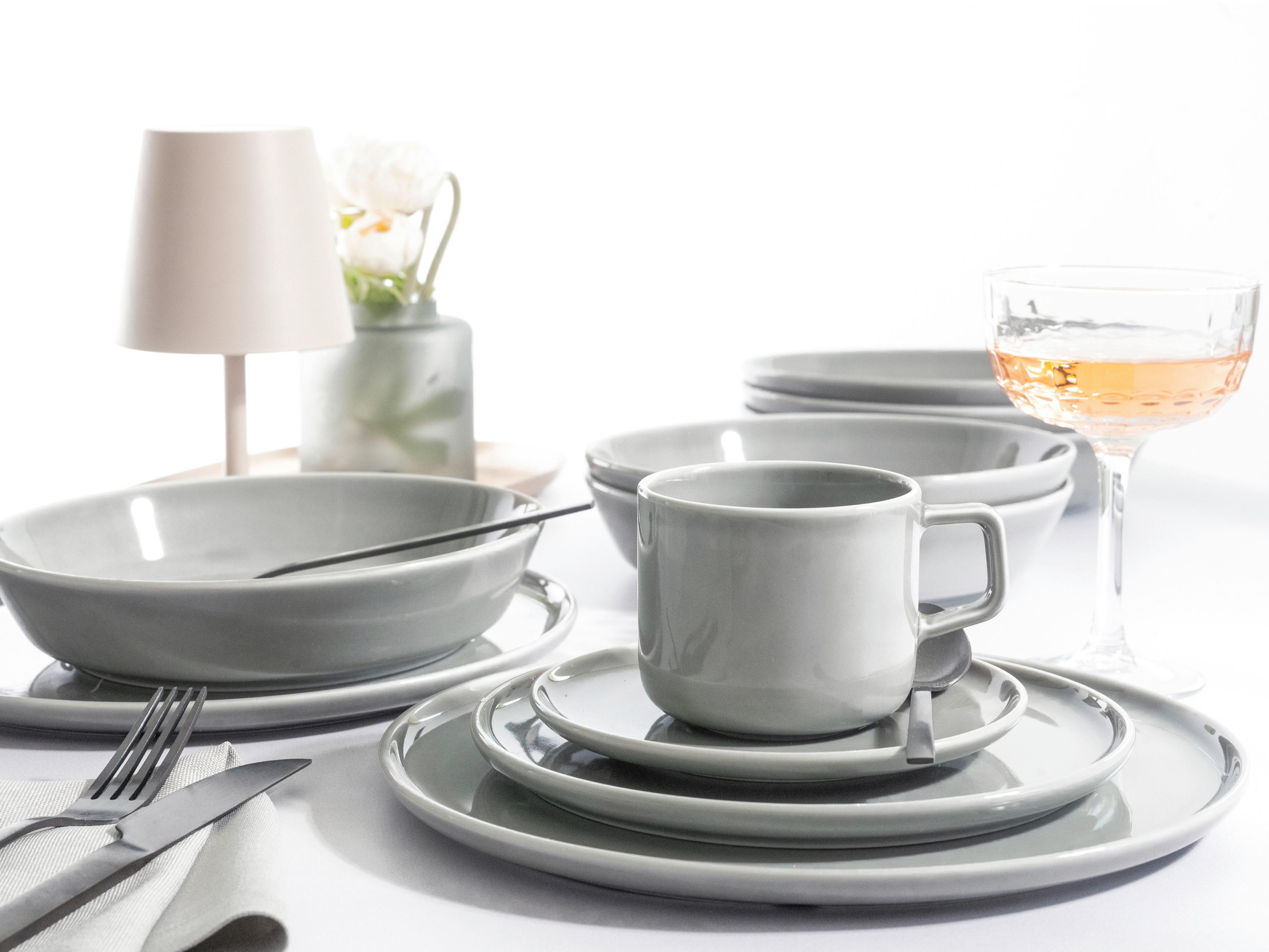 Kombinirani Servis Chef Collection, 30-Delni - svetlo siva, Basics, keramika - Creatable