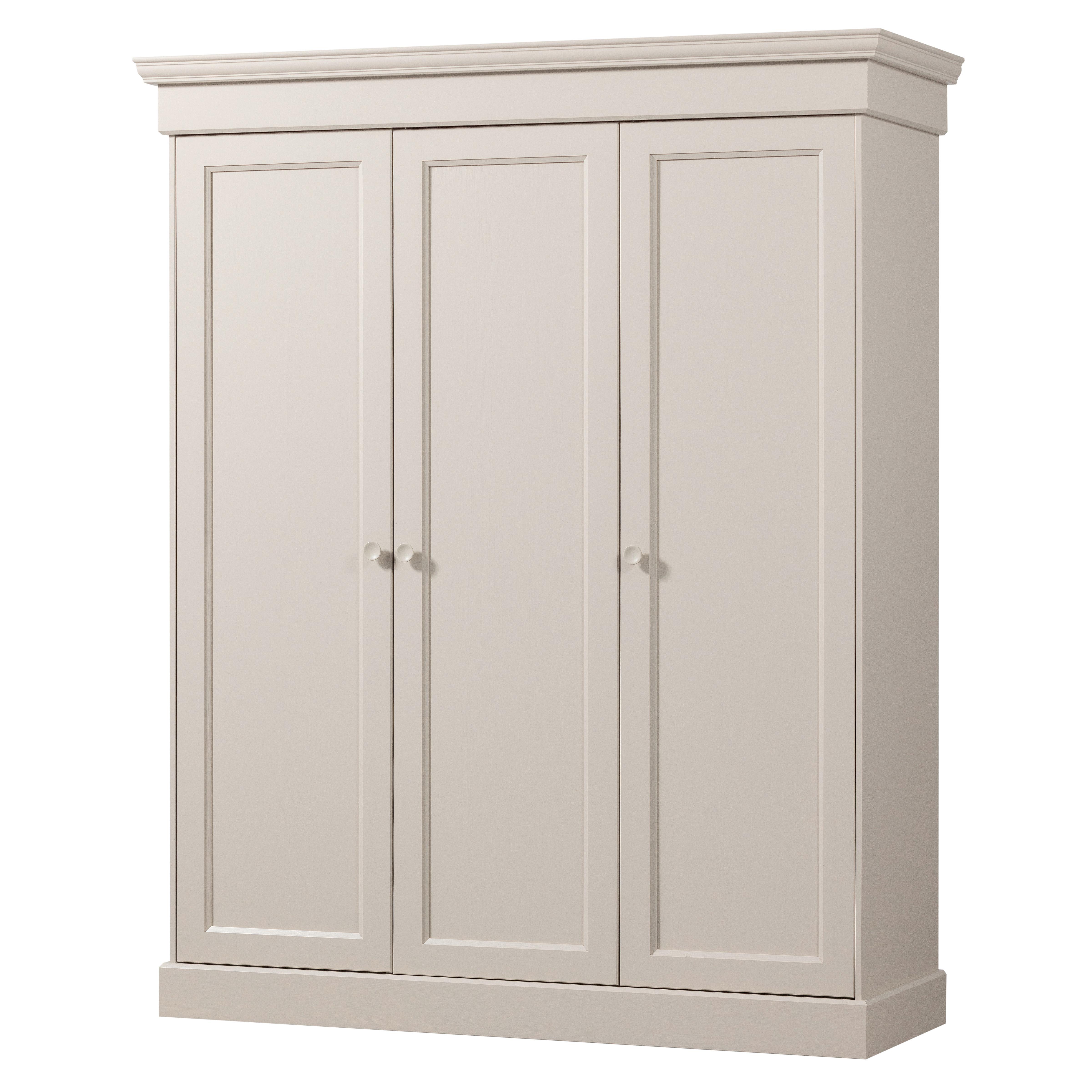 Drehtürenschrank Olivia Grau - Grau, Basics, Holz (171/212/63cm) - MID.YOU