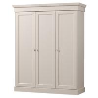 Drehtürenschrank Olivia Grau - Grau, Basics, Holz (171/212/63cm) - MID.YOU