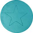 Badematte Star ca. 70cm - Petrol, Textil (70/70cm) - MÖMAX modern living