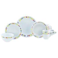 Kombinirani Servis Happy Birthday, 10-Delni - večbarvno, Basics, keramika - Creatable