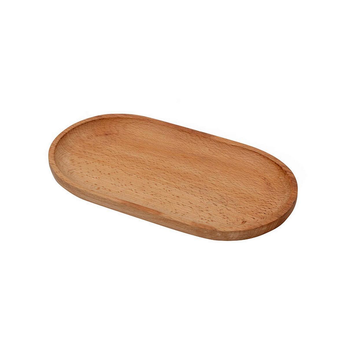 Dekoteller Sarah in Naturfarben - Naturfarben, MODERN, Holz (26/14/2cm) - Modern Living
