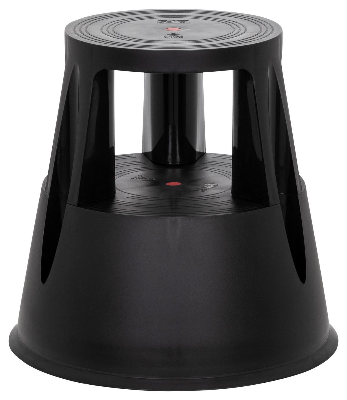 Pručka Tio-m I, Črna - črna, Moderno, umetna masa (48/43/48cm) - MID.YOU