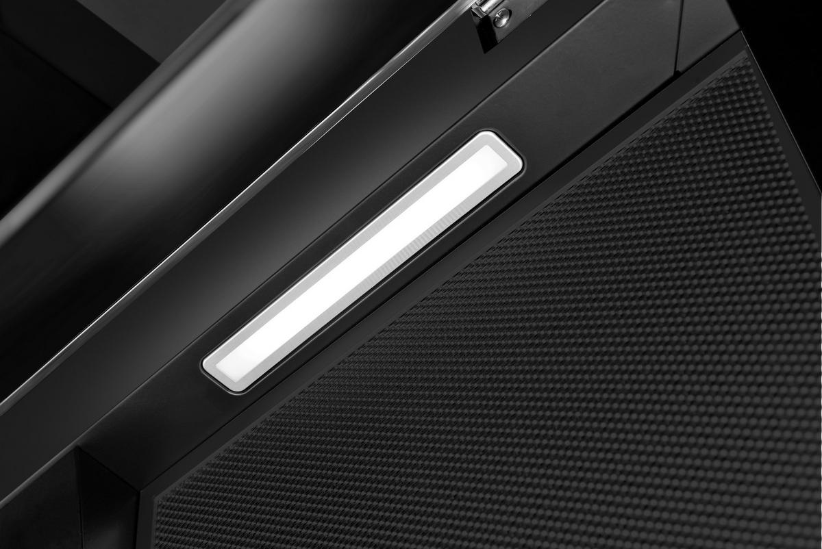 Dunstabzugshaube WS49-90B Schwarz - Schwarz, Basics, Glas/Metall - PKM