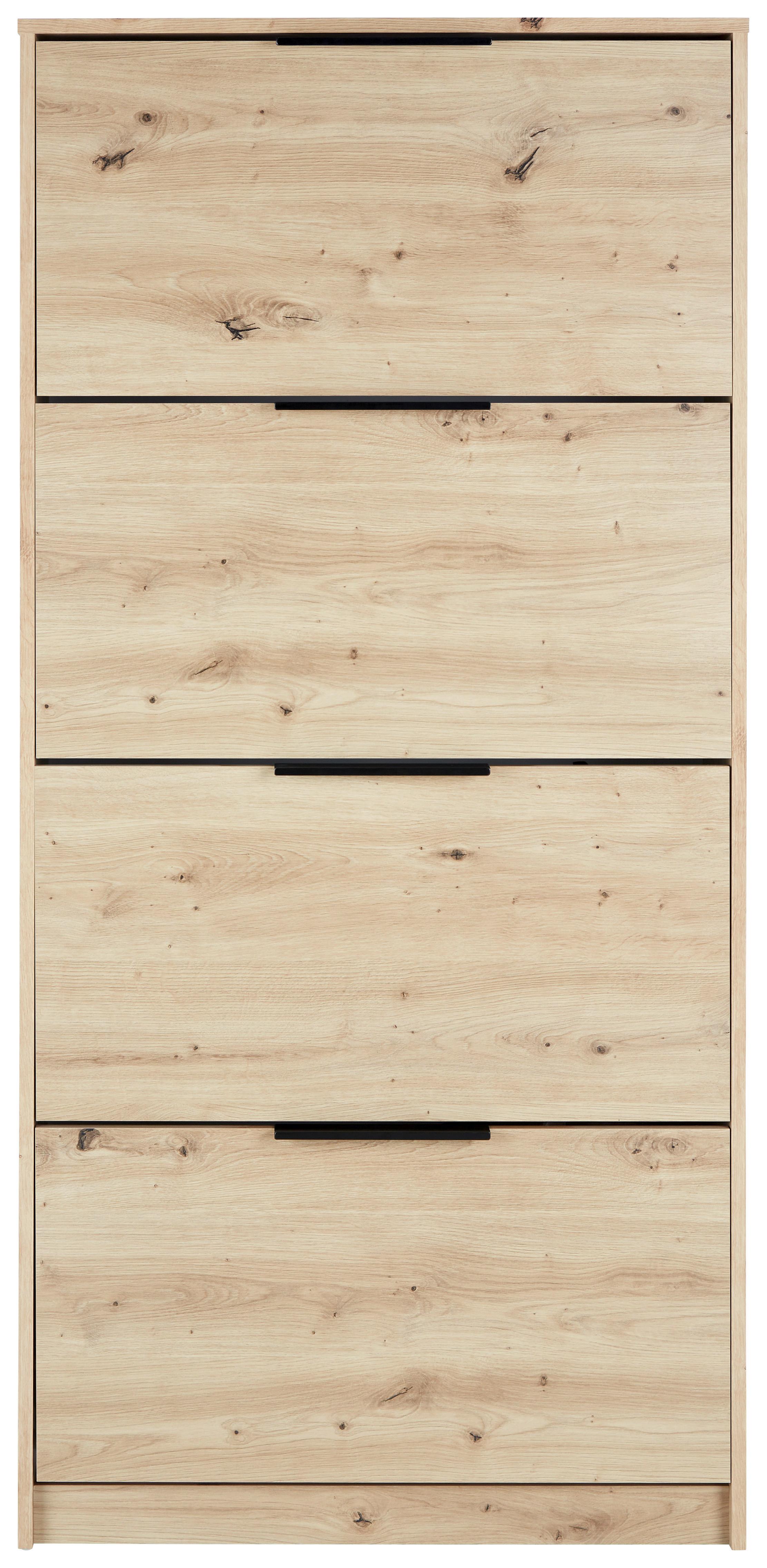 Schuhkipper in Eichefarben - MODERN, Holzwerkstoff (79/162/25cm) - Mömax