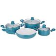 Set Oale Pentru Gătit Susi - petrol/clar, Modern, ceramică/plastic - Mömax modern living Set Oale Pentru Gătit Susi - petrol/clar, Modern, ceramică/plastic - Mömax modern living
