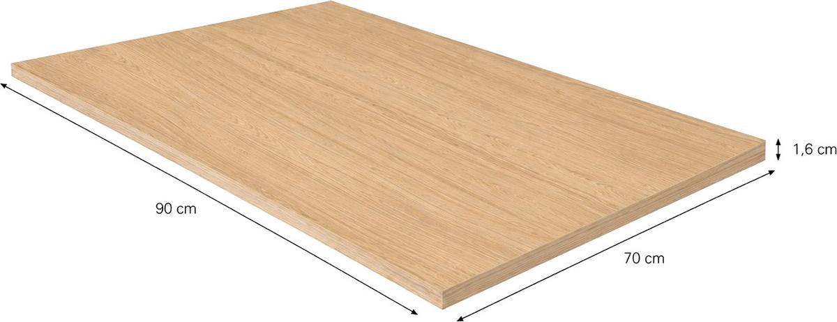 Küchenrückwand NV70 Eiche Aritsan - Eiche Artisan, MODERN, Holzwerkstoff (90/70/1,6cm) - Nobilia
