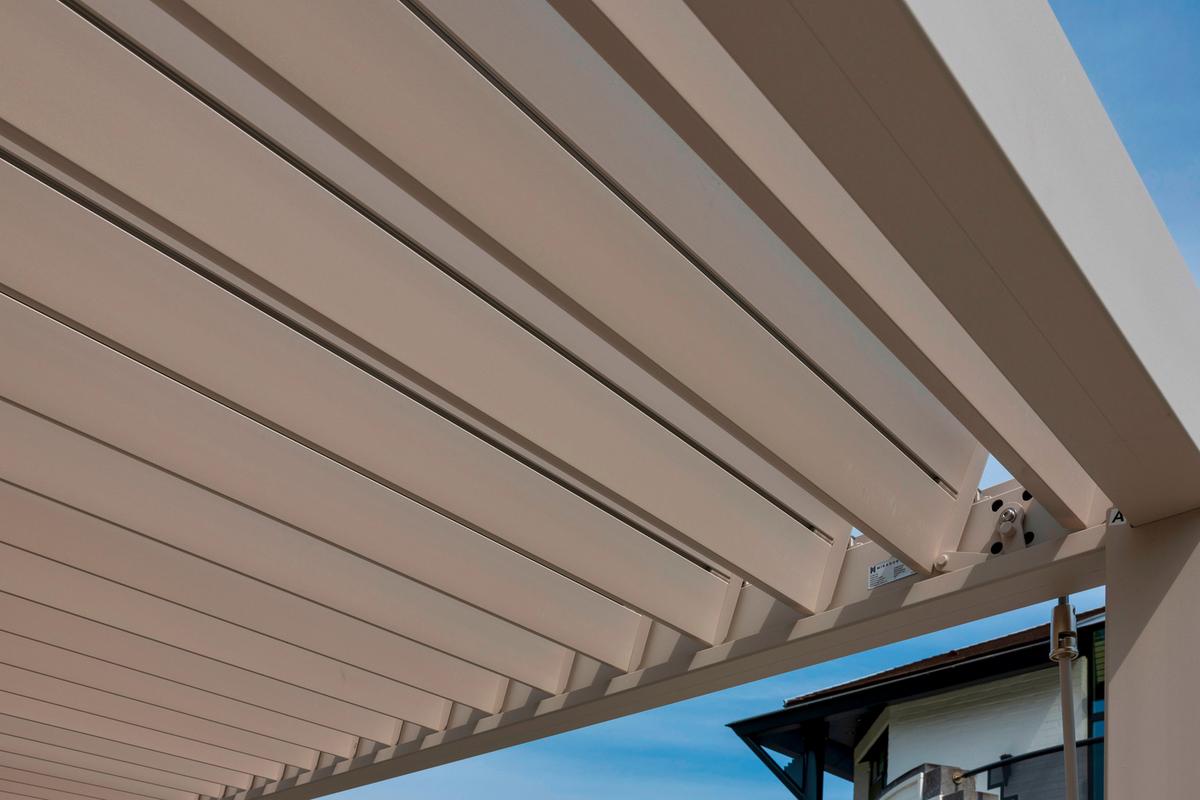 Pergola Deluxe ca. 400x250x300 cm Grau - Grau, LIFESTYLE, Metall (400/250/300cm) - Gardenson