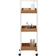 Beistellregal Eichefarben/Weiß - Eichefarben/Weiß, MODERN, Holz/Kunststoff (29/89/27cm) - Mömax modern living Beistellregal Eichefarben/Weiß - Eichefarben/Weiß, MODERN, Holz/Kunststoff (29/89/27cm) - Mömax modern living