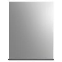 Badezimmerspiegel Scout ca. 60x79 cm Anthrazit/Weiß - Anthrazit/Grau, MODERN, Holzwerkstoff (60/79/18cm) - MID.YOU