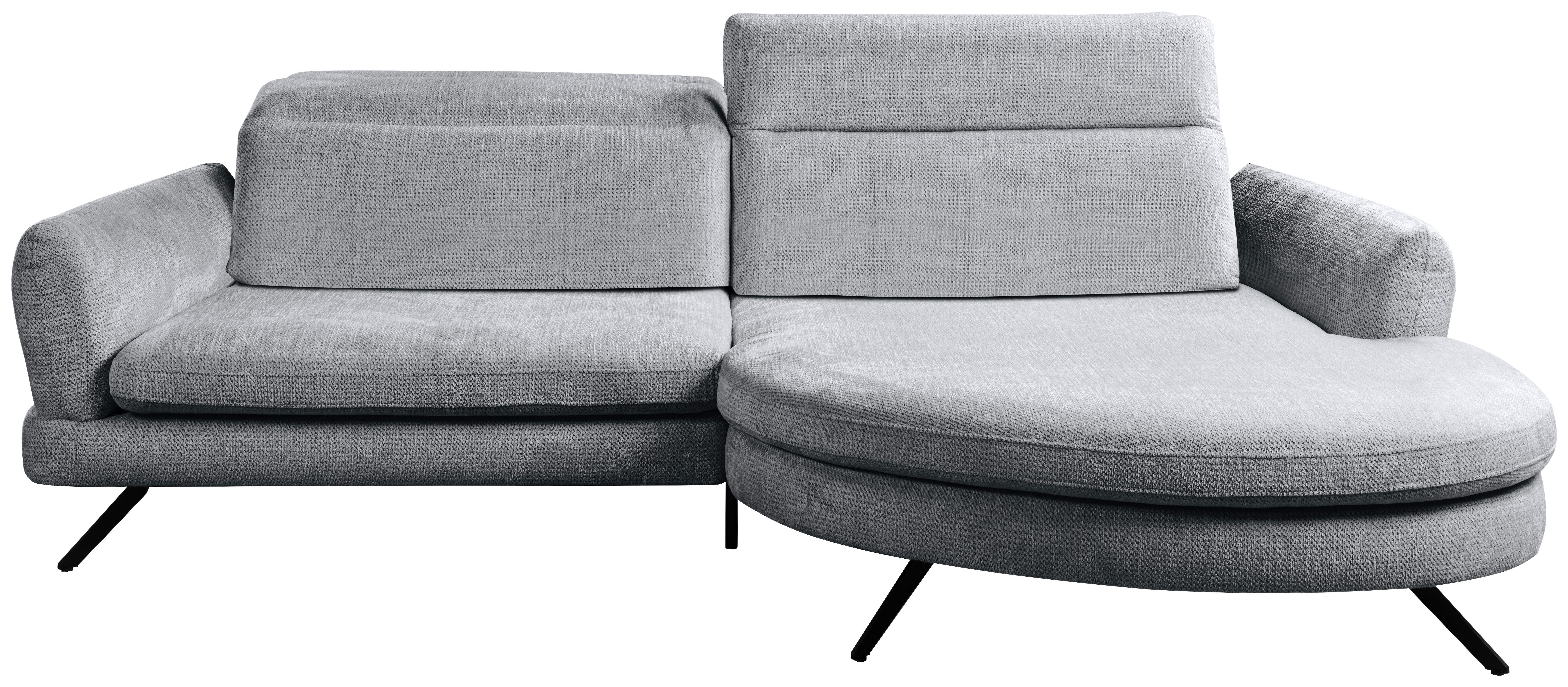 COLțAR JASPER - gri deschis/gri, Modern, textil/material pe bază de lemn (277/85-104/177-198cm) - Premium Living