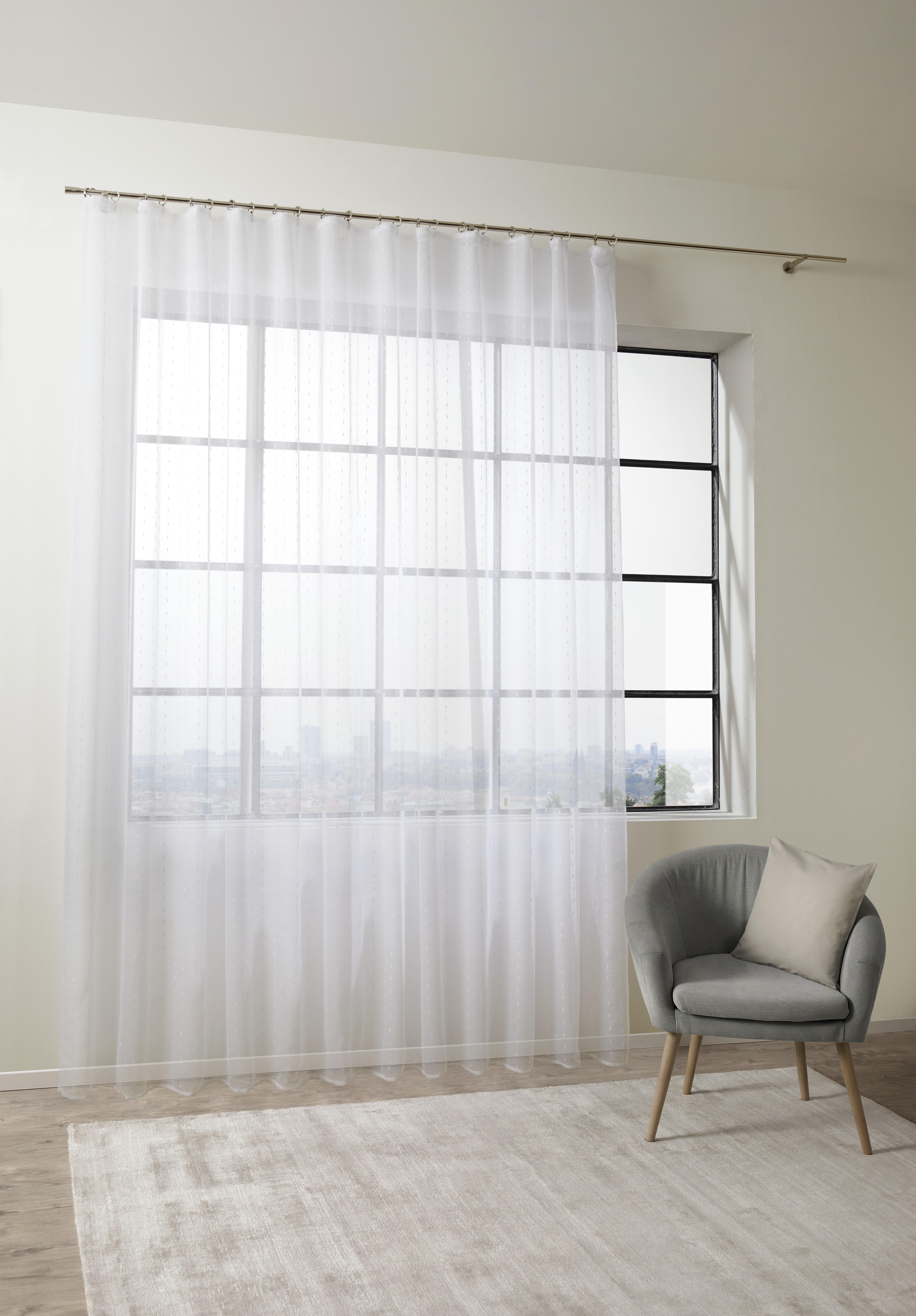 Fertigstore Lisa Store 3 ca. 300x245cm - Weiß, ROMANTIK / LANDHAUS, Textil (300/245cm) - Modern Living