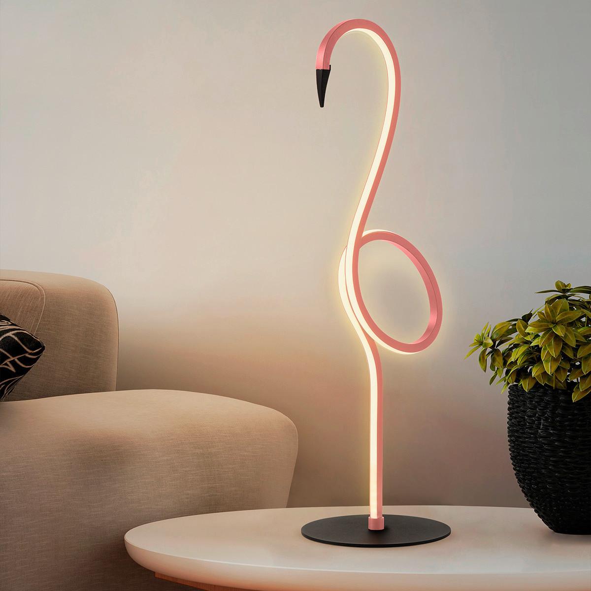 Led Stolna Svjetiljka Flamingo - pink, Trend, metal/plastika (15/15/50cm) - Elstead Lighting
