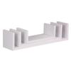 VÄGGHYLLA SET U-BORD -SB- - vit, Klassisk, trämaterial (42-32-22/9,5/10-8,5-7cm) - Mömax
