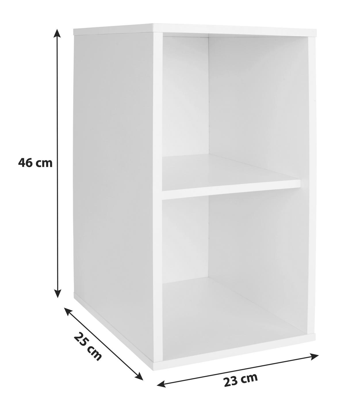 ETAJERĂ BOX - albastru, Modern, material pe bază de lemn (23/46/25cm) - Modern Living