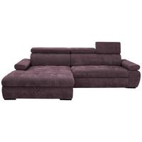 Kutna Garnitura Vegas - boje kupine/crna, Design, drvo/tekstil (173/294cm) - Modern Living