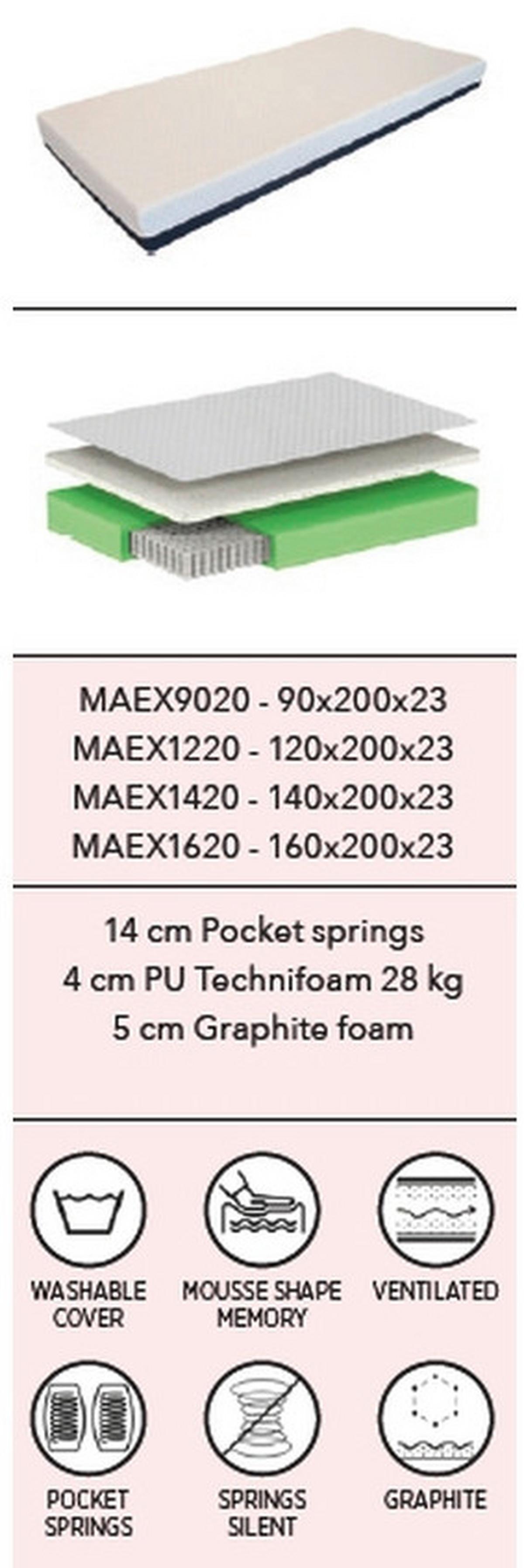 Taschenfederkernmatratze Excellence ca. 120x200 cm - Beige, Basics, Textil (120/200cm) - Vipack