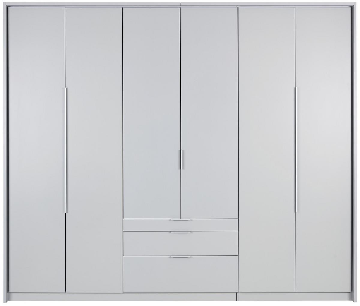 DULAP USI ROTATIVE ALABAMA - gri deschis, Modern, material pe bază de lemn (271/229/54cm) - Modern Living