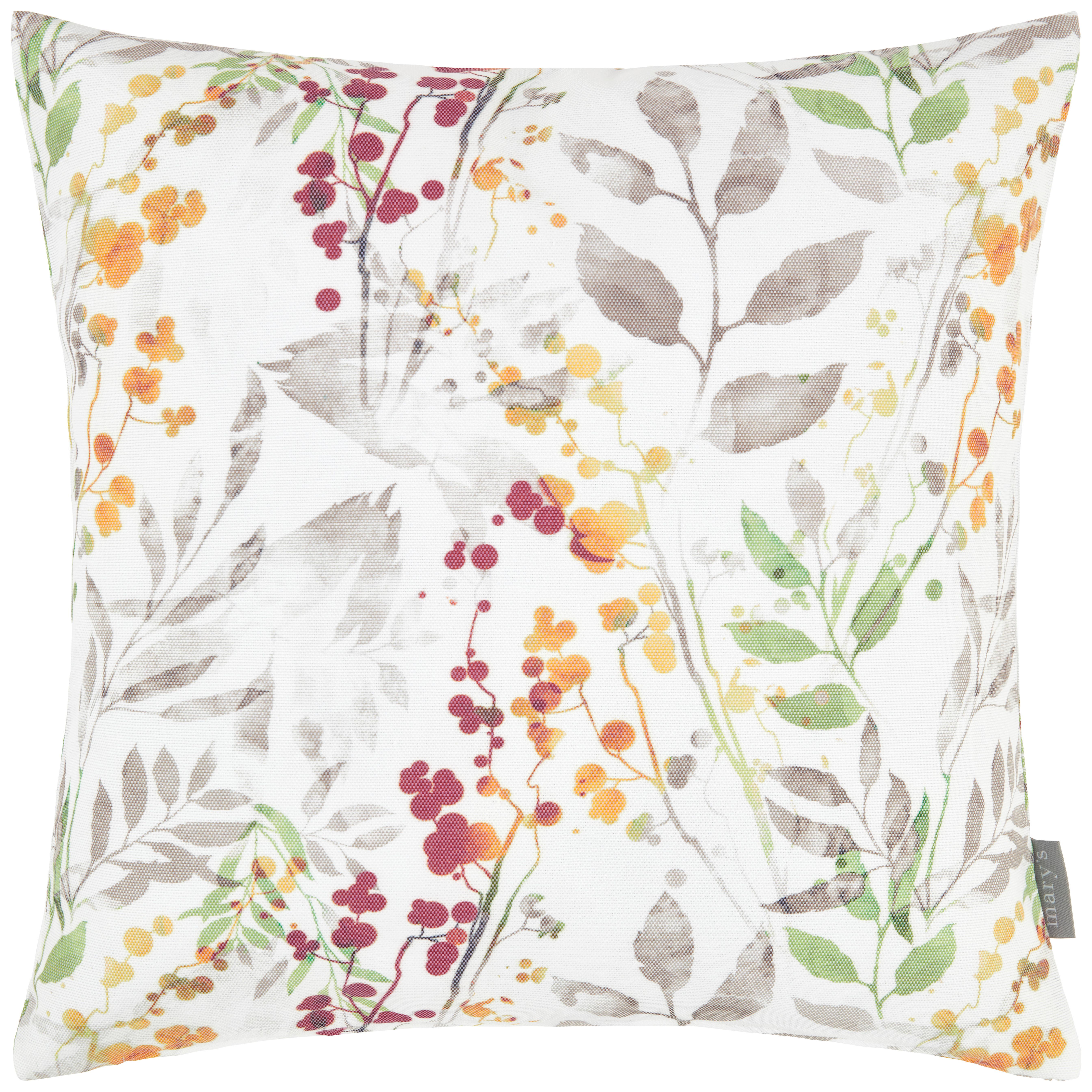 Kissenhülle Steffi in Multicolor ca. 40x40cm - Gelb/Rot, LIFESTYLE, Textil (40/40cm) - Mary's
