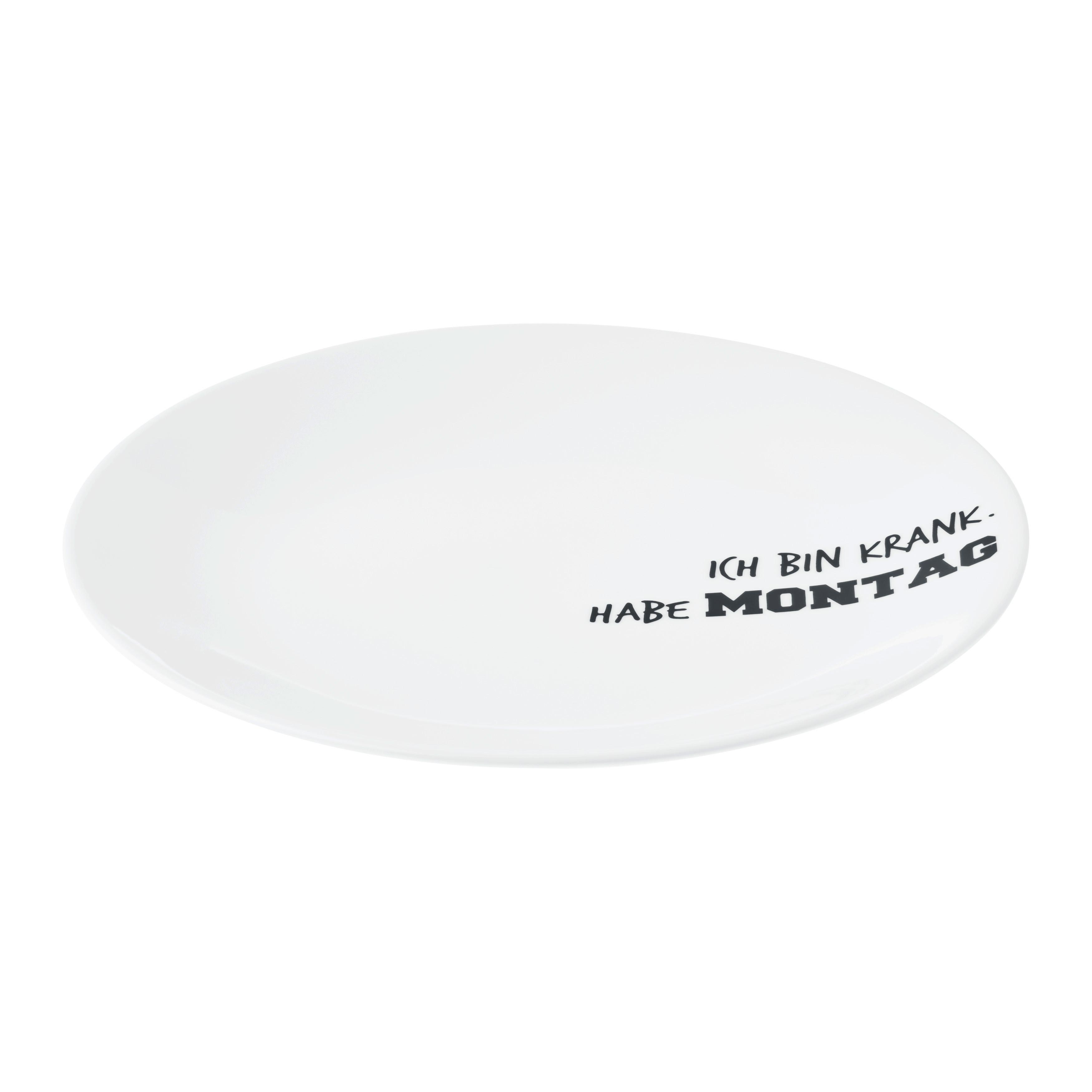 ASSIETT GRAFFITI - vit/svart, Modern, keramik (21cm) - Mömax