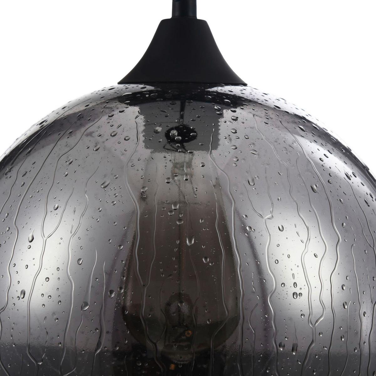 Pendelleuchte Bergen Schwarz max. 60 Watt - Schwarz, Trend, Glas/Metall (25/21.5cm) - MAYTONI