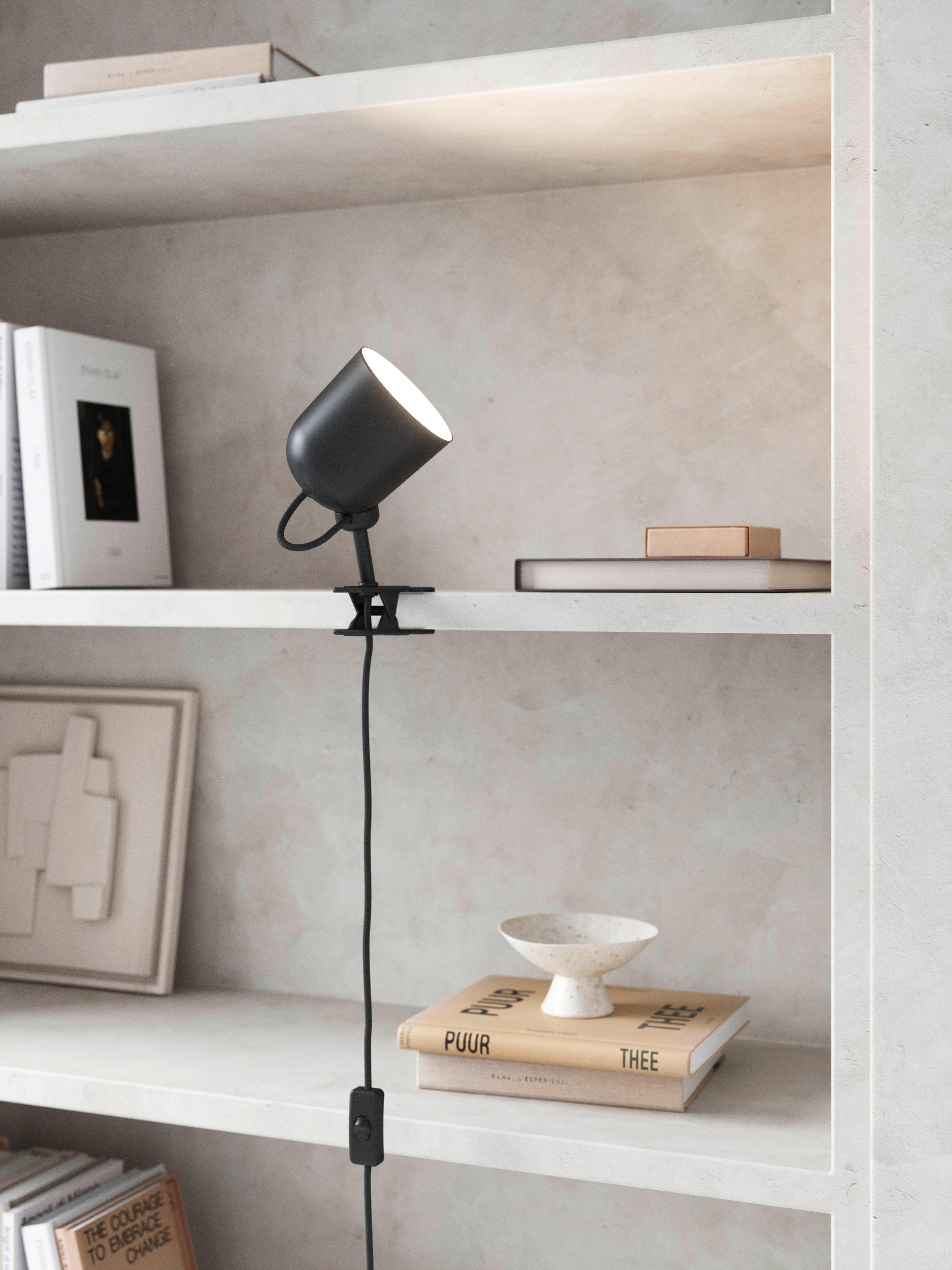 LAMPA ZACISKOWA 2220362003 ANGLE - czarny, Design, metal (10/12,4cm) - Nordlux