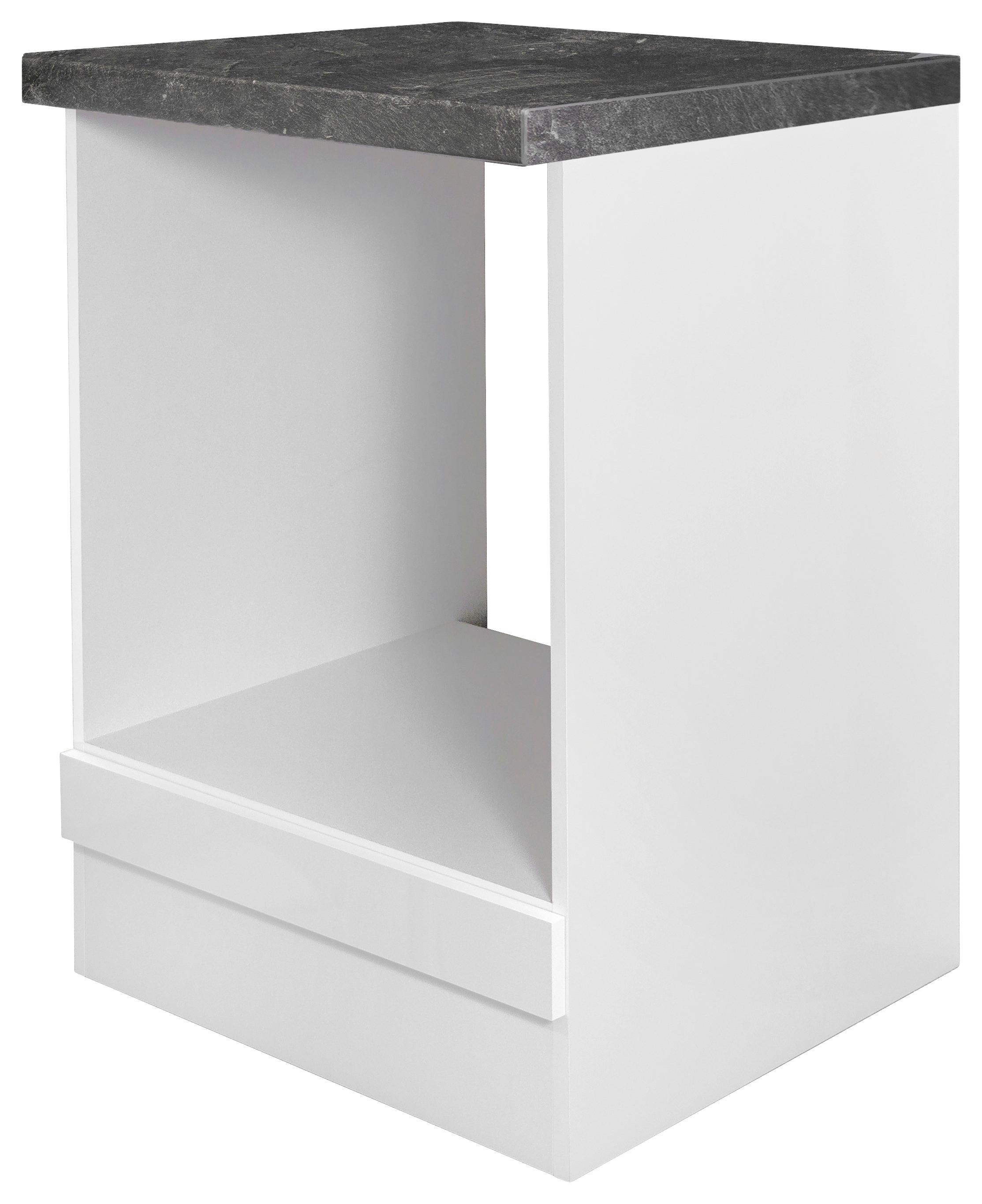 Omara Za Vgradnjo Štedilnika Alba, Bela, Š. 60 Cm - bela/barve skrilavca, Moderno, leseni material (60/86/60cm) - FlexWell