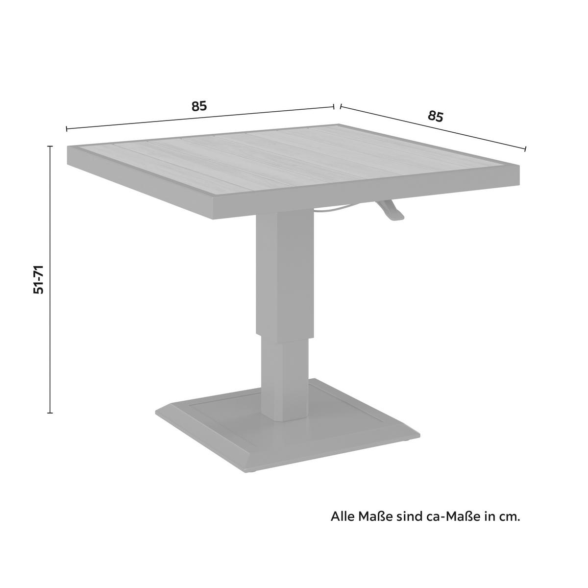 Loungegarnitur Washington Grau/Naturfarben, 4-teilig - Anthrazit/Naturfarben, Modern, Kunststoff/Textil (192/73/70cm) - Mömax
