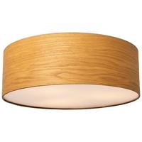 Deckenleuchte Bulgi in Naturfarben max. 25 Watt - Eichefarben, Konventionell, Holz/Kunststoff (37/14cm) - Modern Living