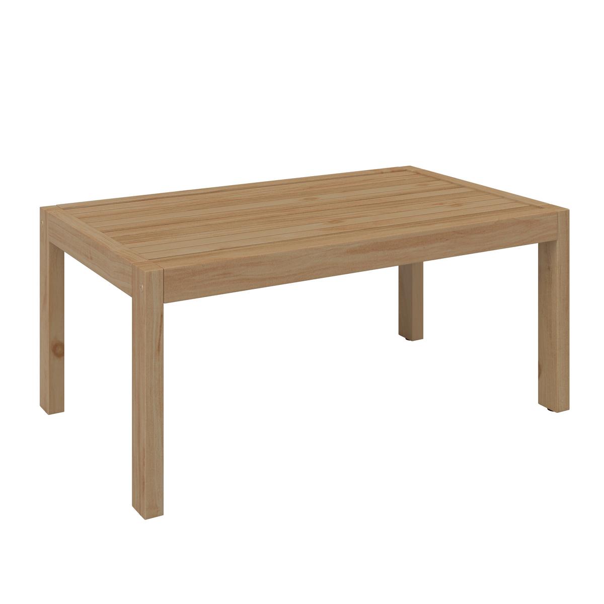 Loungegarnitur Effie Hellgrau Holz/Textil - Hellgrau, Modern, Holz/Kunststoff (124/64,5/63,5cm) - Bessagi Garden